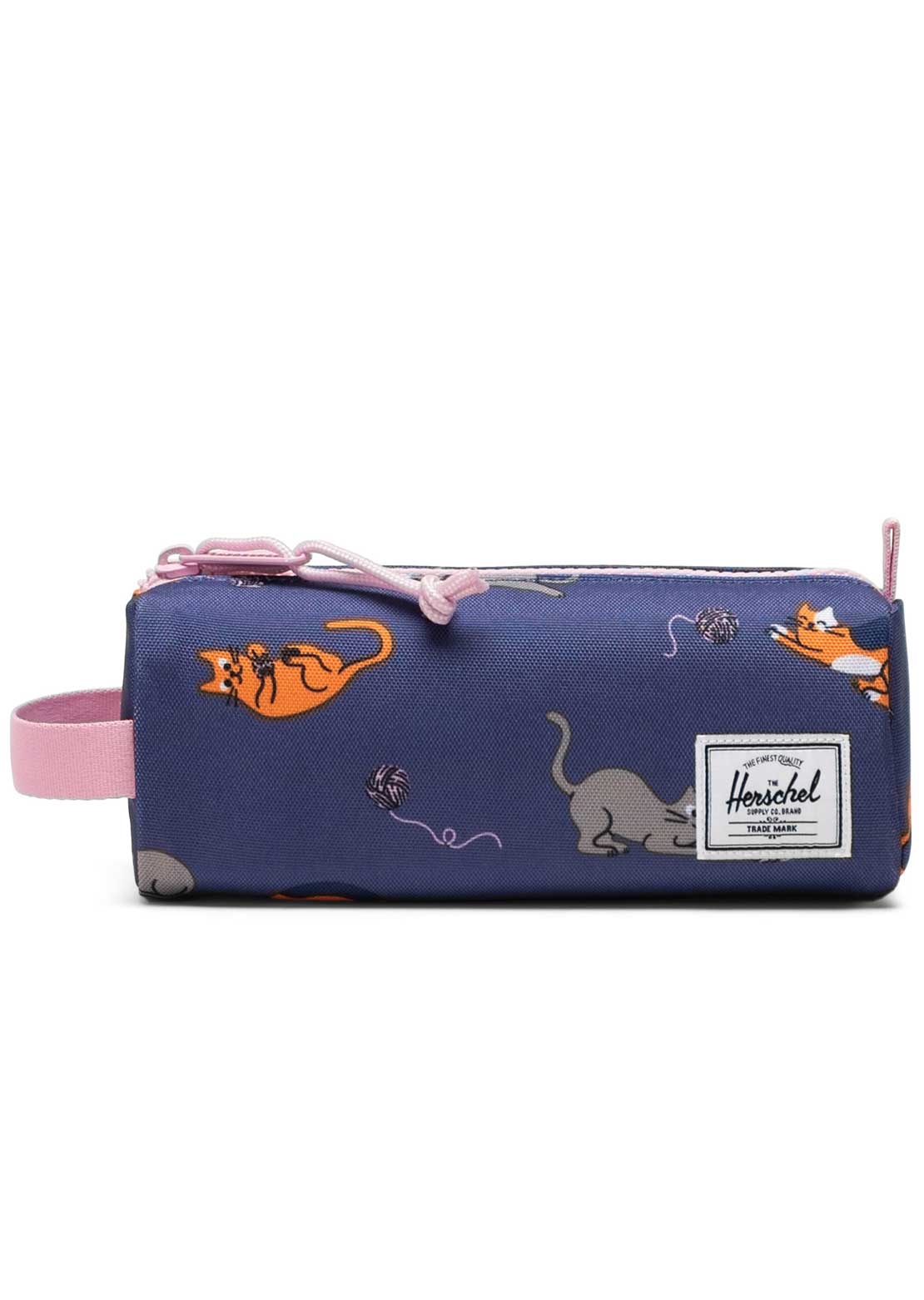 Herschel Junior Settlement Little Pencil Case Playing Cats
