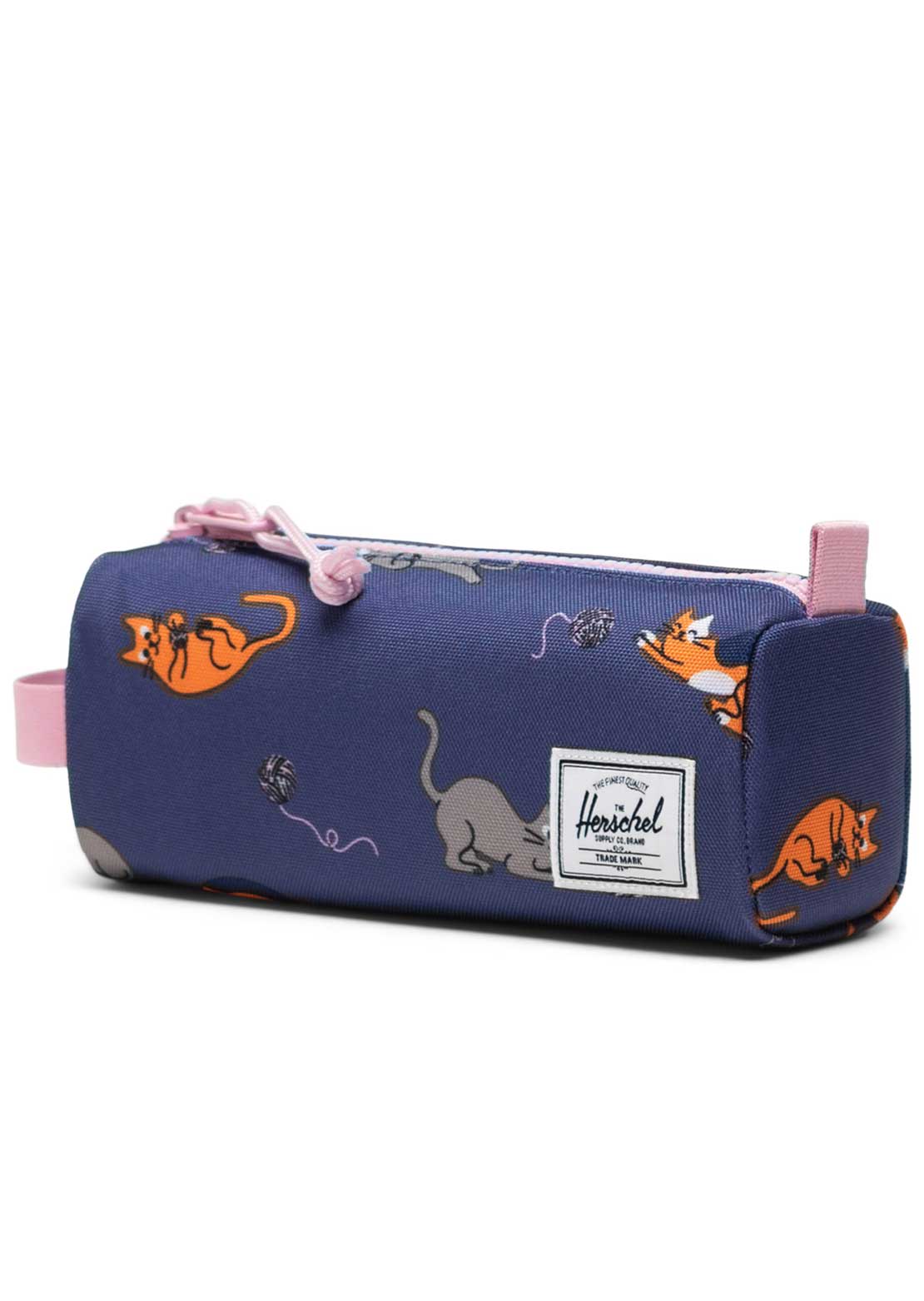 Herschel Junior Settlement Little Pencil Case Playing Cats