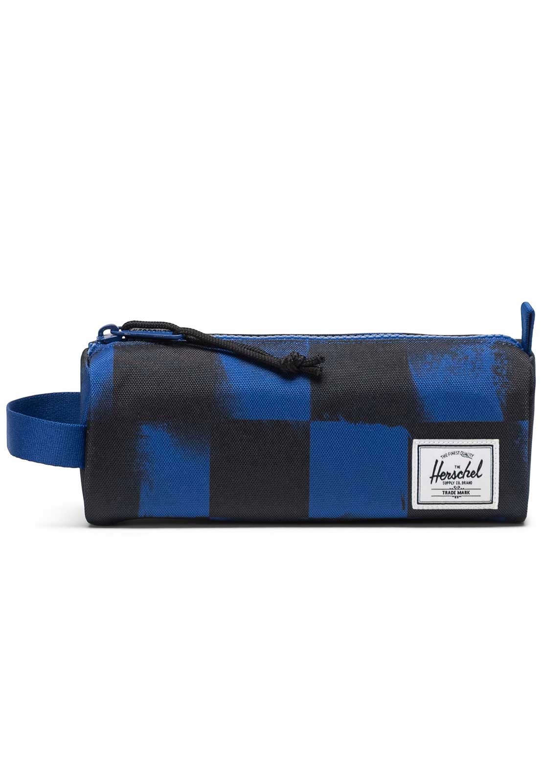 Herschel Junior Settlement Little Pencil Case Stencil Checker Sodalite Blue