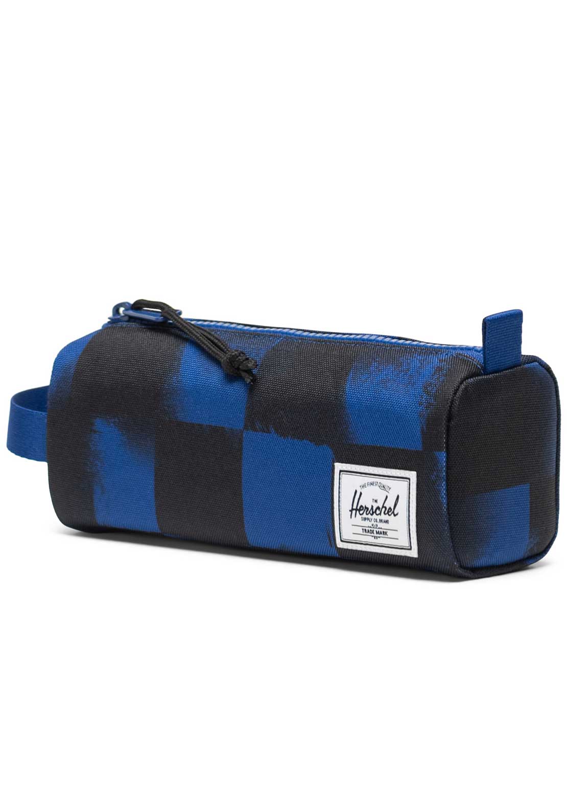 Herschel Junior Settlement Little Pencil Case Stencil Checker Sodalite Blue