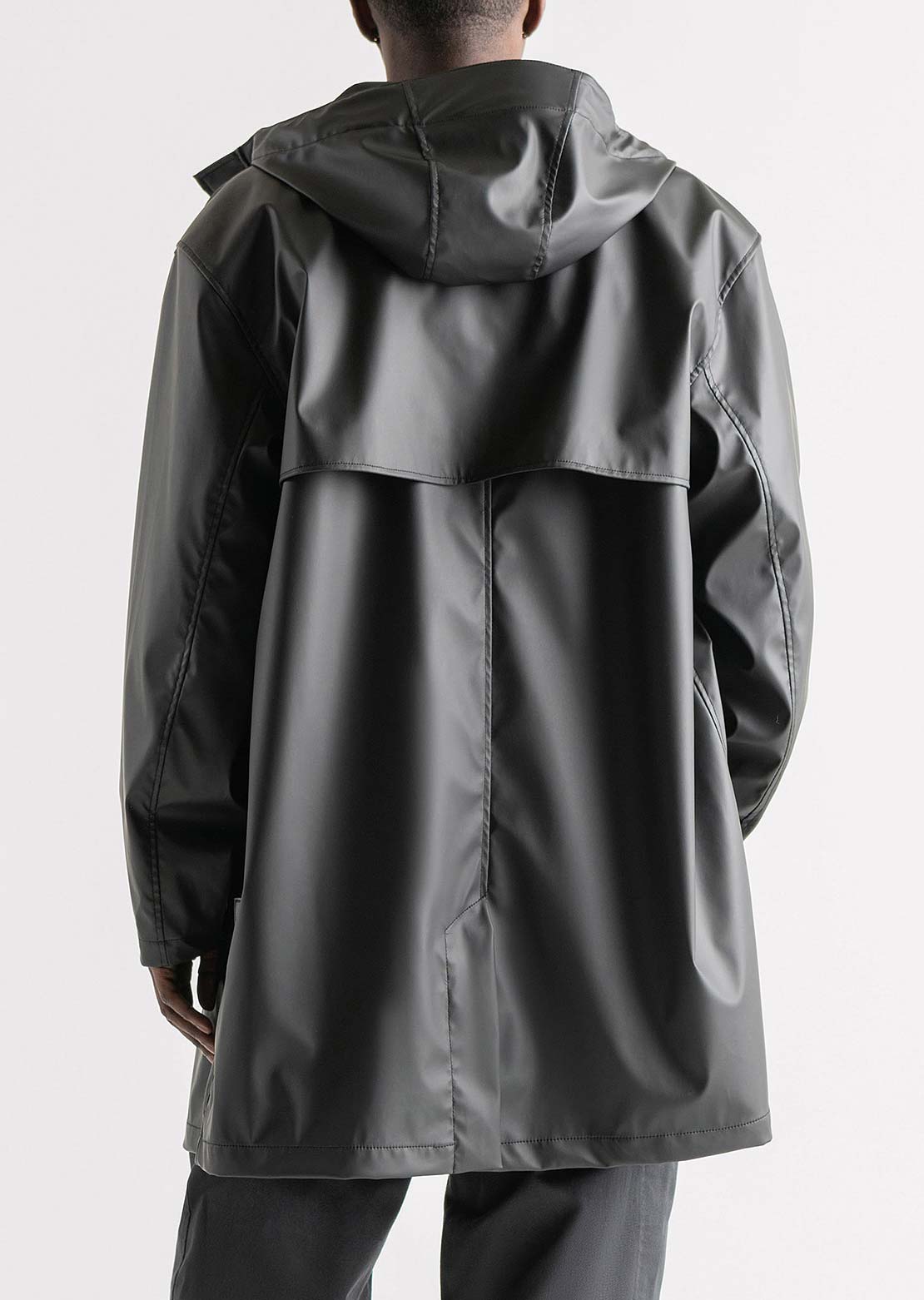 Herschel Men's Long Classic Rain Jacket Black