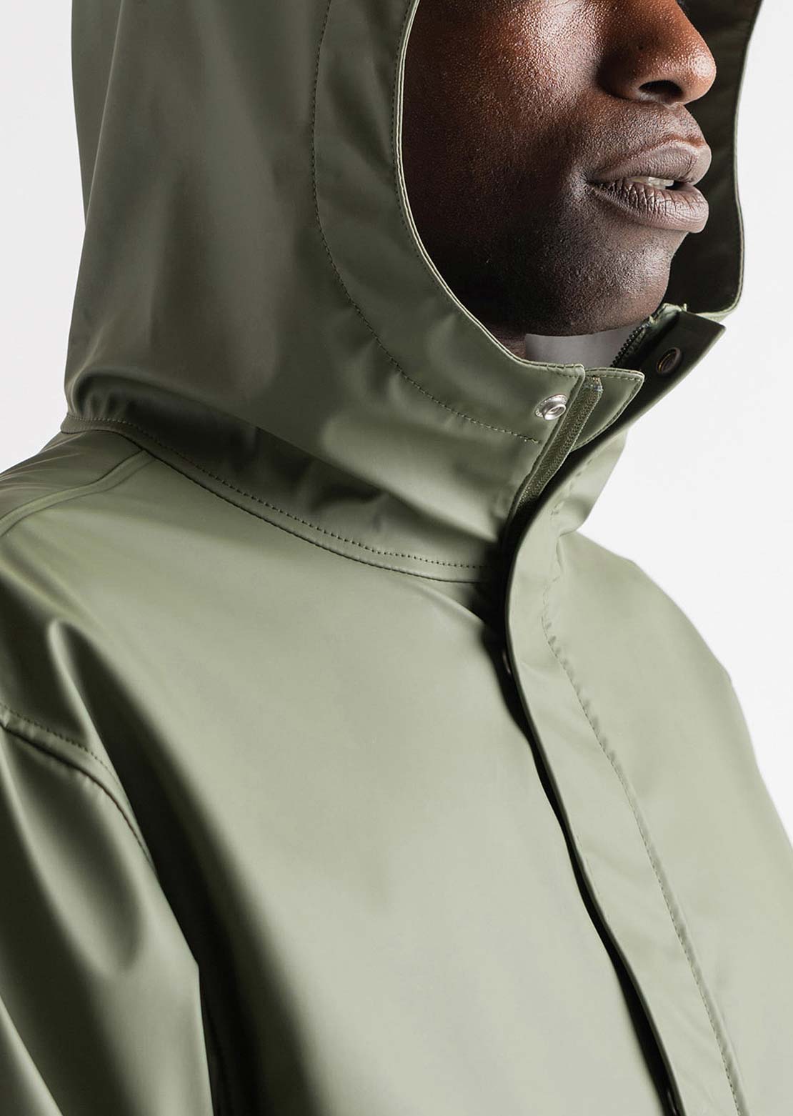 Herschel Men's Long Classic Rain Jacket Four Leaf Clover