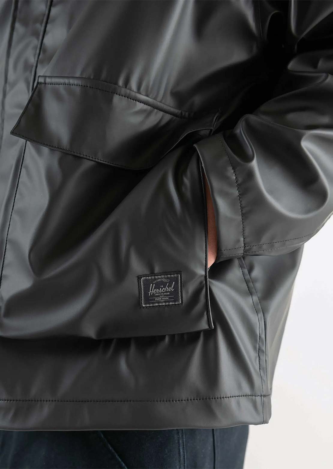Herschel Men's McLeod Rain Jacket Black