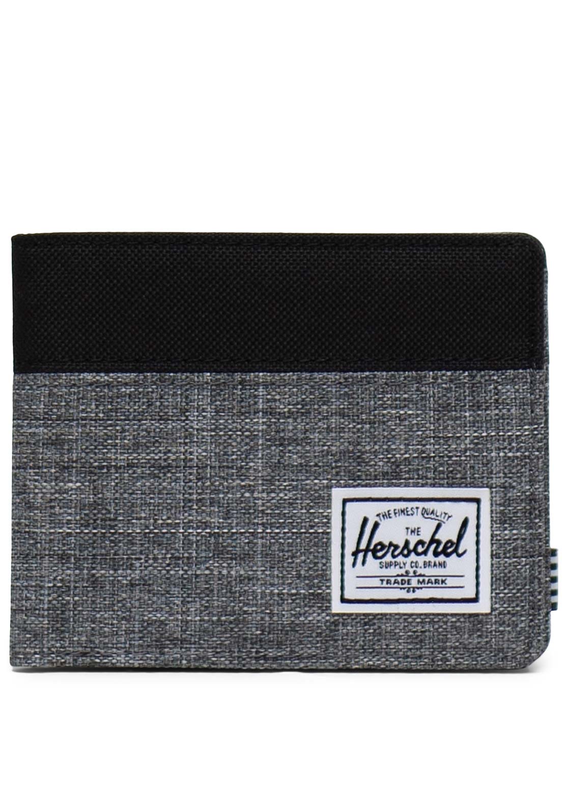 Herschel Roy RFID Wallet Raven Crosshatch