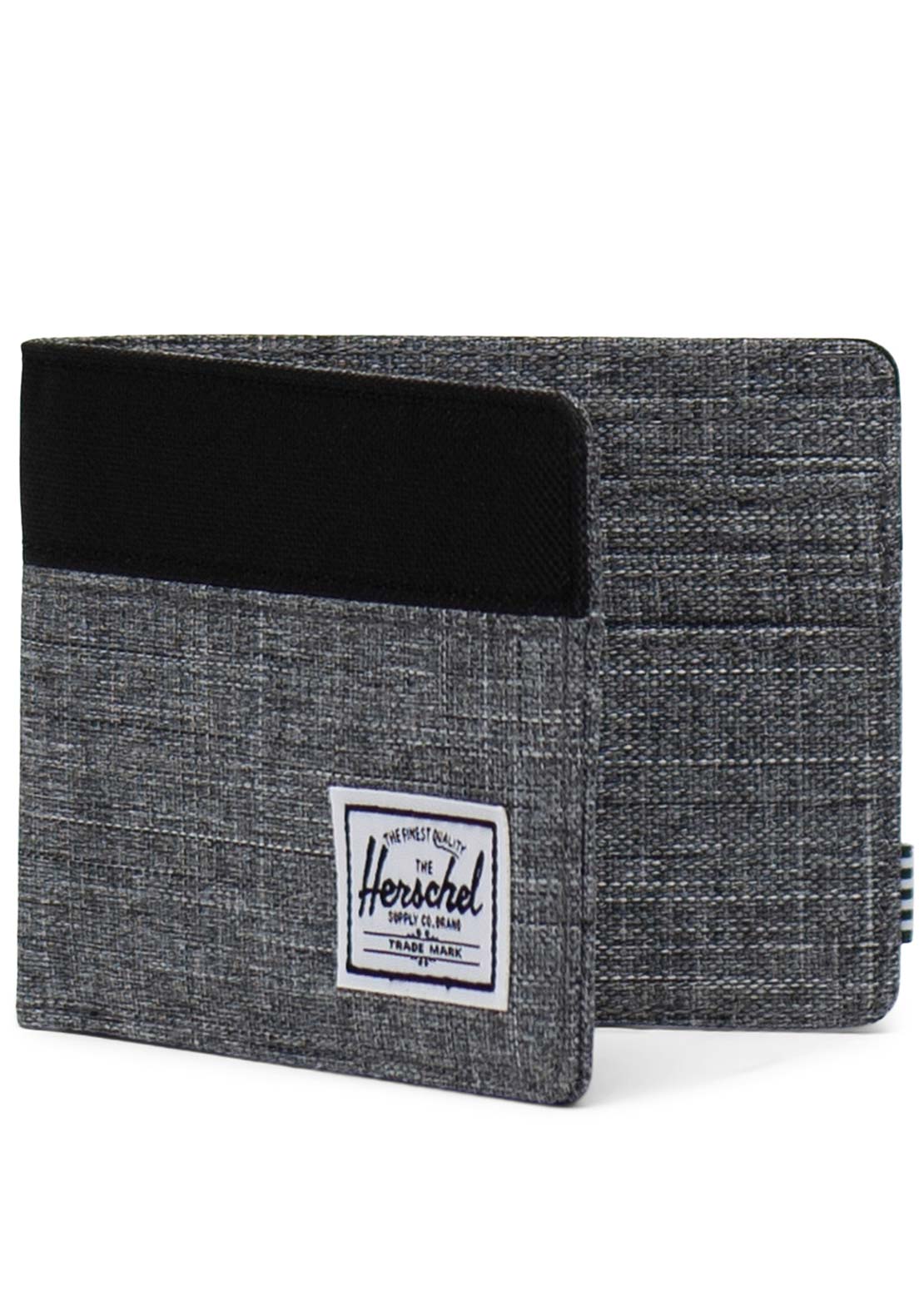 Herschel Roy RFID Wallet Raven Crosshatch