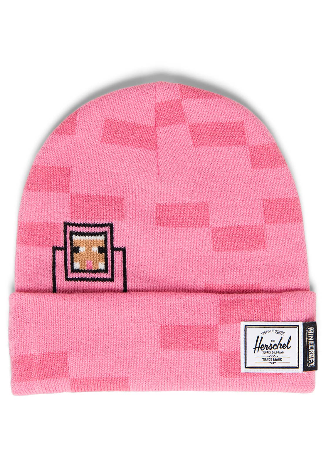 Herschel Toddler Minecraft Elmer Beanie Pink Sheep