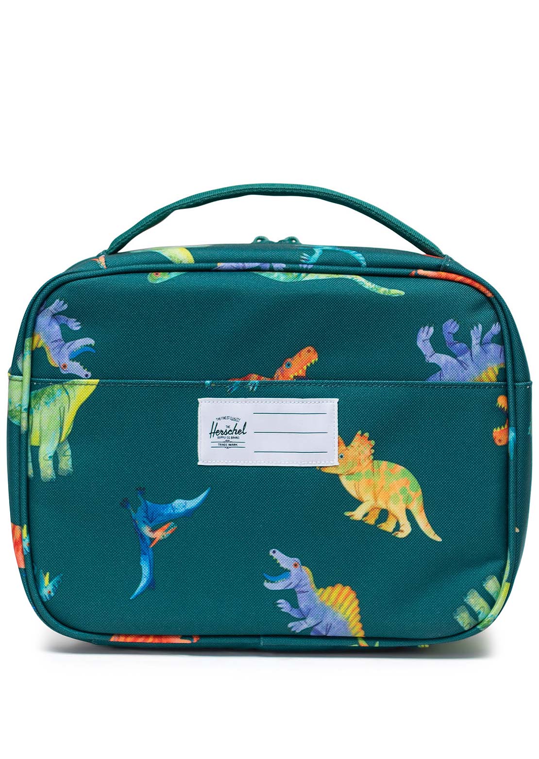 Herschel Toddler Pop Quiz Lunch Box Aventurine Watercolour Dinos