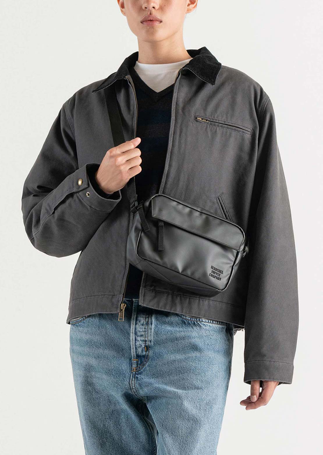 Herschel Unisex Alberni Crossbody Bag Black