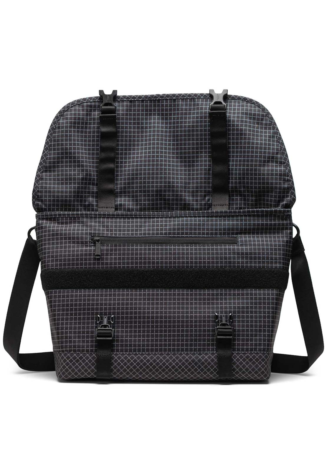 Herschel Unisex Cove Messenger Bag Grid/Black