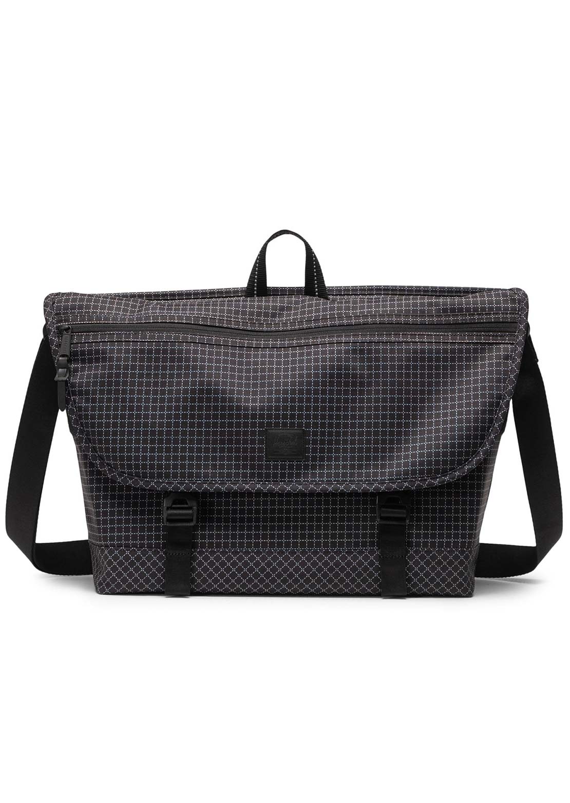 Herschel Unisex Cove Messenger Bag Grid/Black