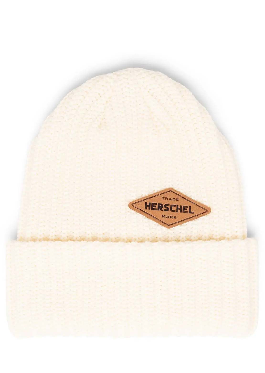 Herschel Unisex Douglas Suede Diamond Beanie Vintage White