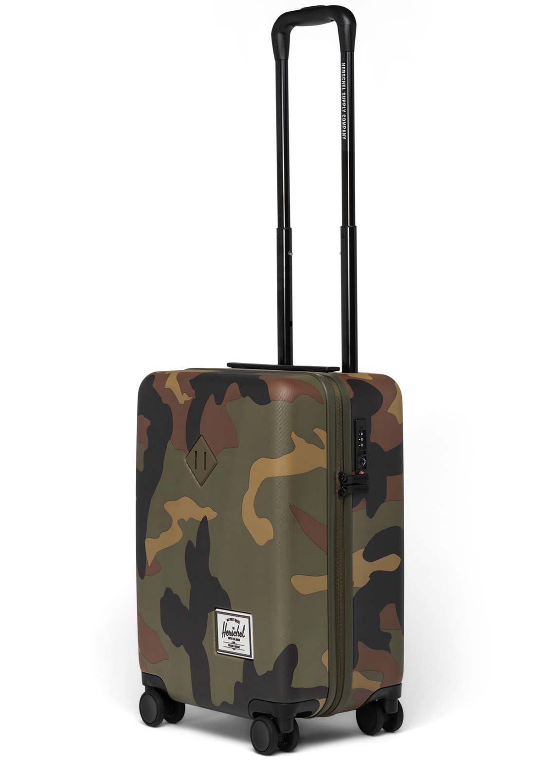 Herschel Unisex Heritage Hardshell Carry On Luggage Bag Woodland Camo