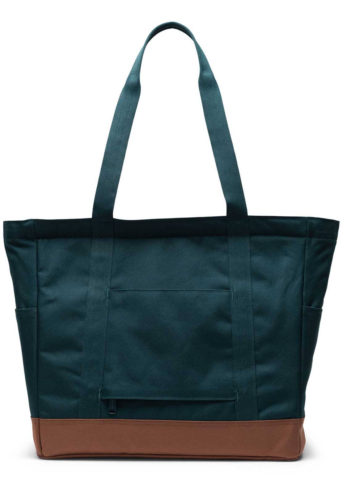 Herschel Unisex Heritage Tote Bag Dark Sea/Saddle Brown
