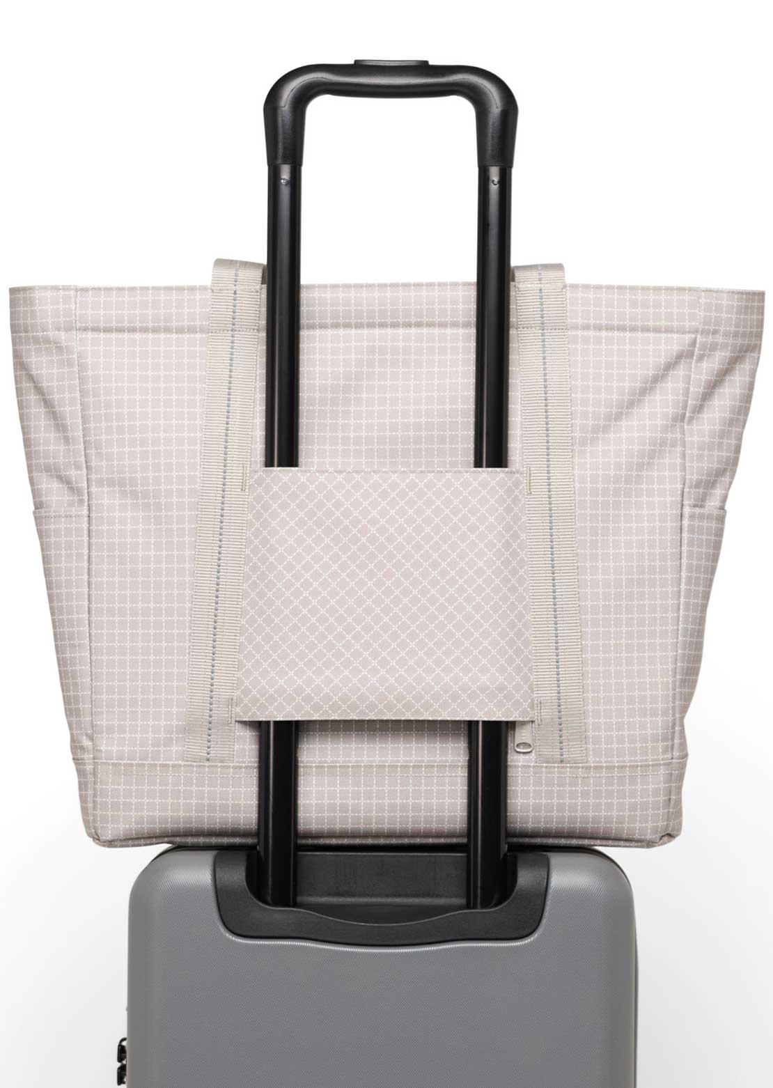 Herschel Unisex Heritage Tote Bag Grid London Fog