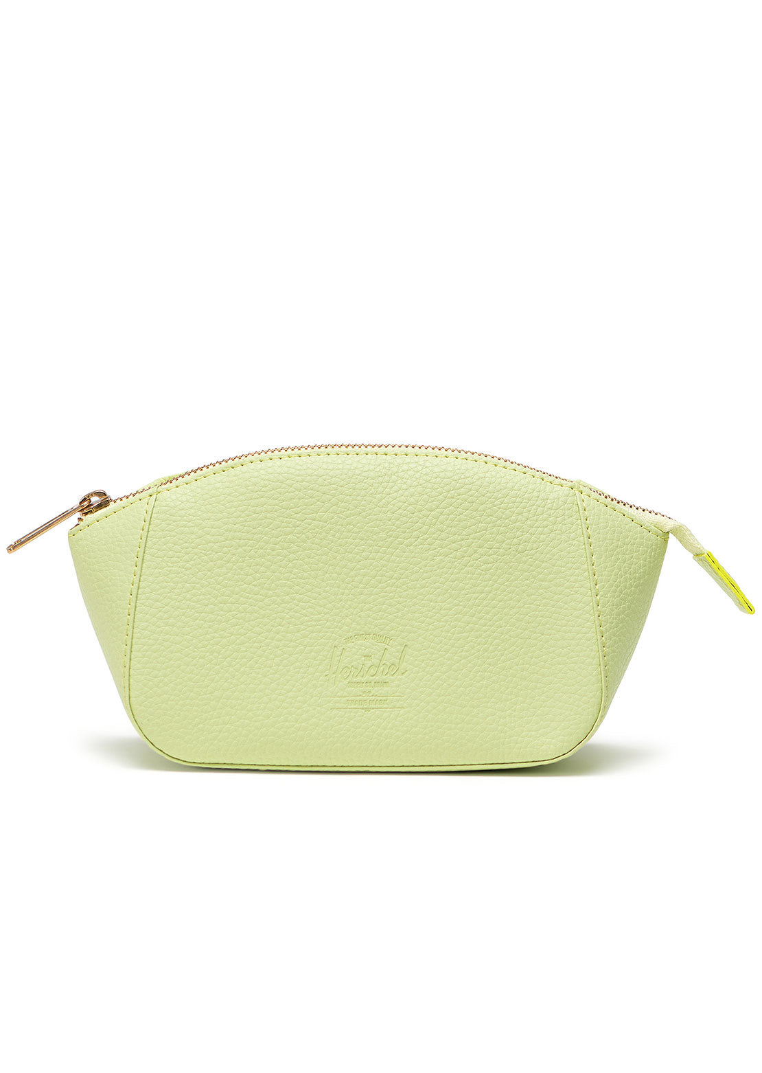 Herschel Unisex Milan Small Vegan Leather Toiletry Bag Shadow Lime