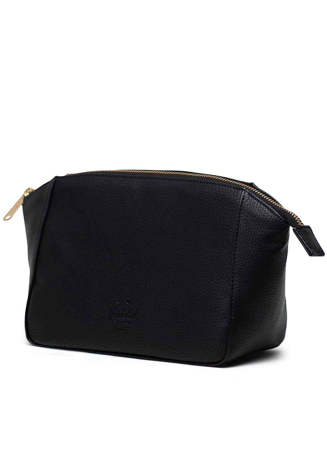 Herschel Unisex Milan Vegan Leather Toiletry Bag Black