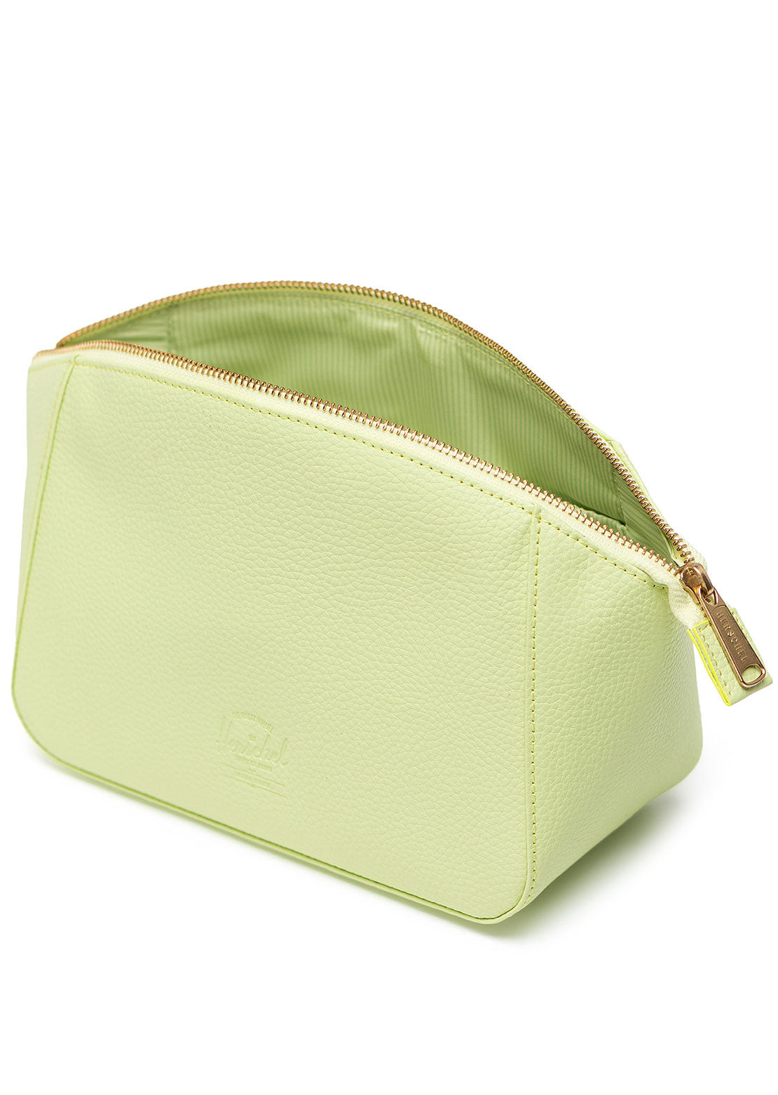 Herschel Unisex Milan Vegan Leather Toiletry Bag Shadow Lime
