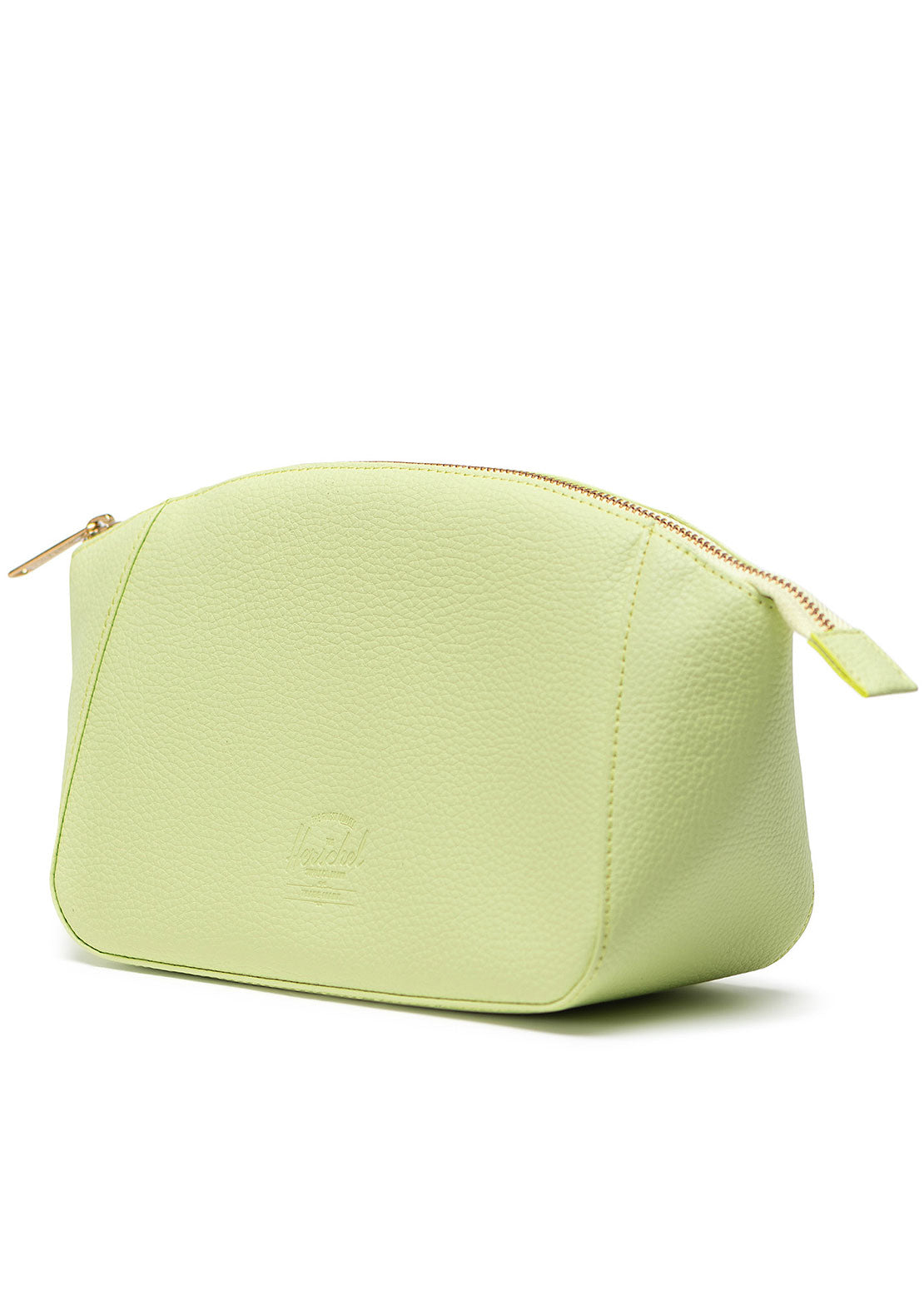Herschel Unisex Milan Vegan Leather Toiletry Bag Shadow Lime