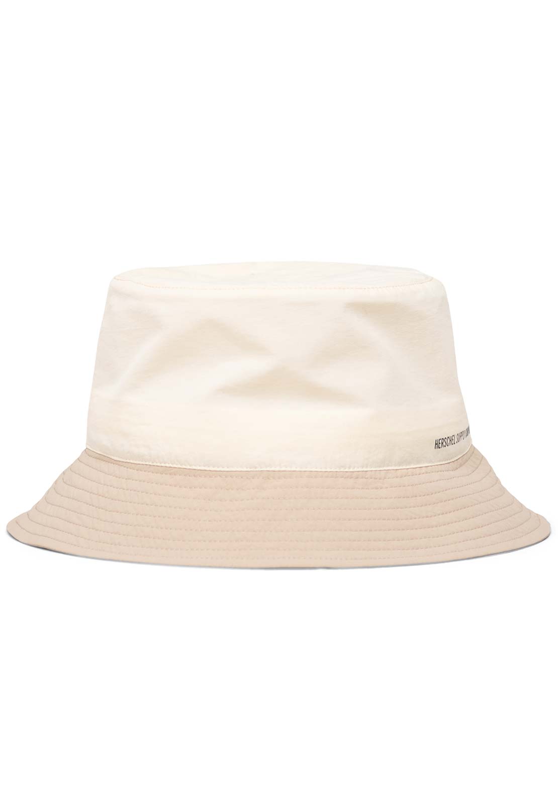 Herschel Unisex Norman Packable Bucket Hat Cobblestone/Vintage White
