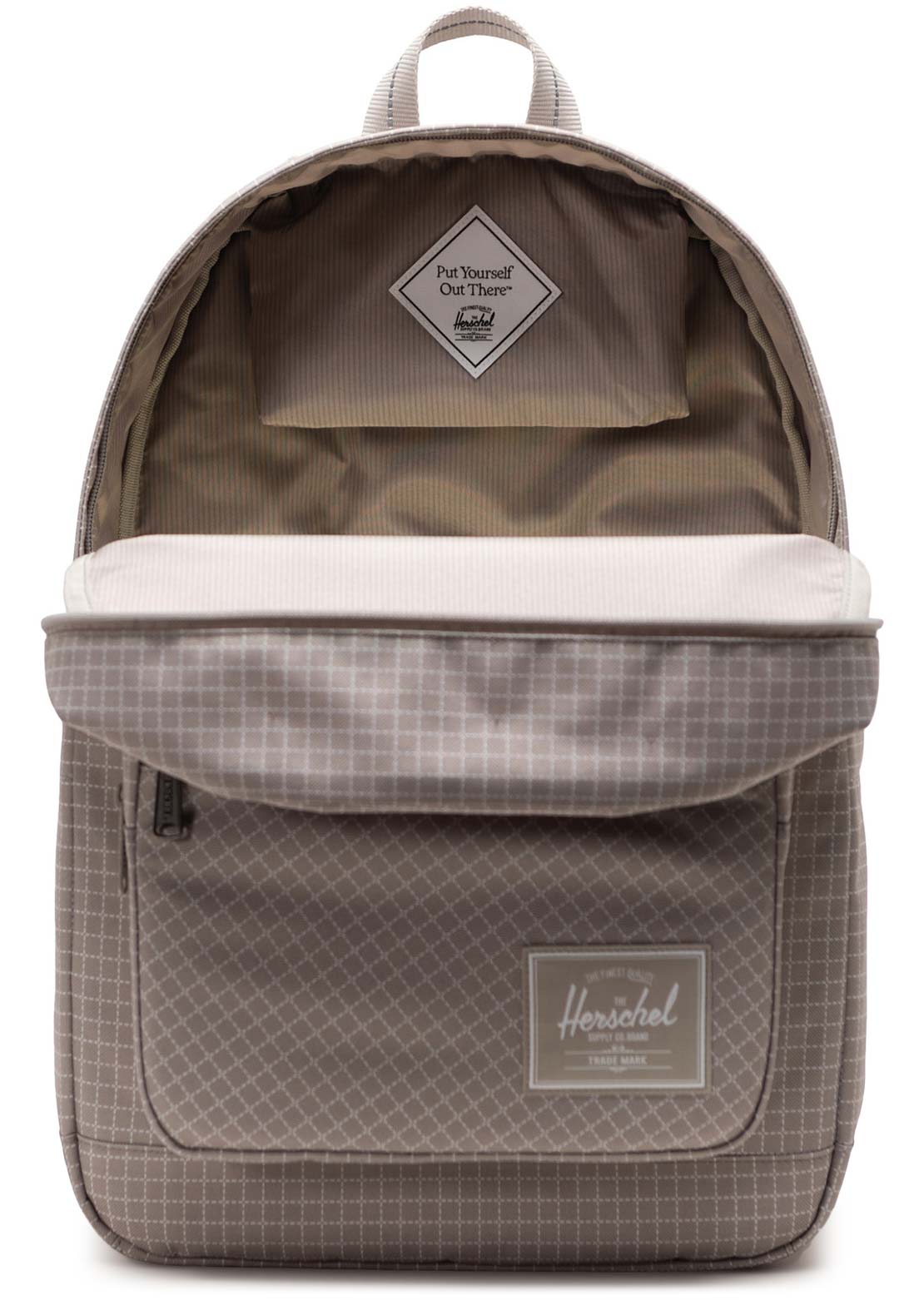 Herschel Unisex Pop Quiz Backpack Grid/London Fog
