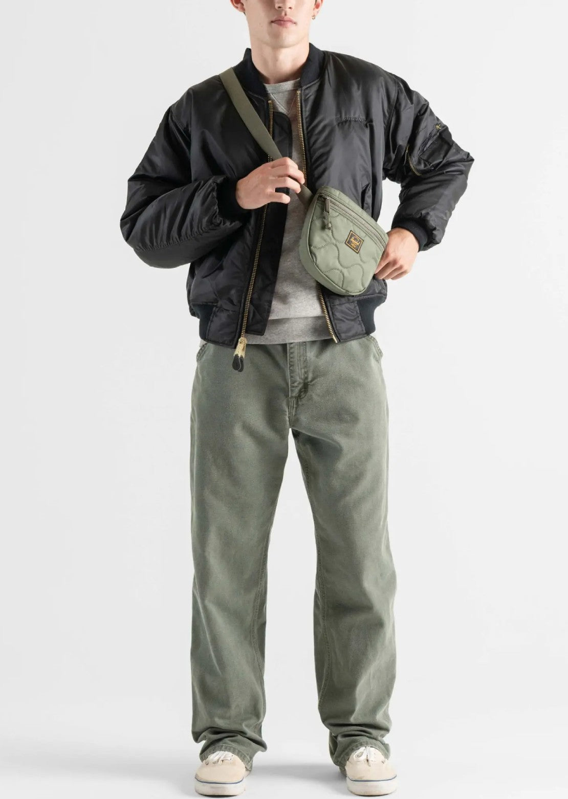 Herschel Unisex Settlement Quilted Capsule Hip Pack Beetle