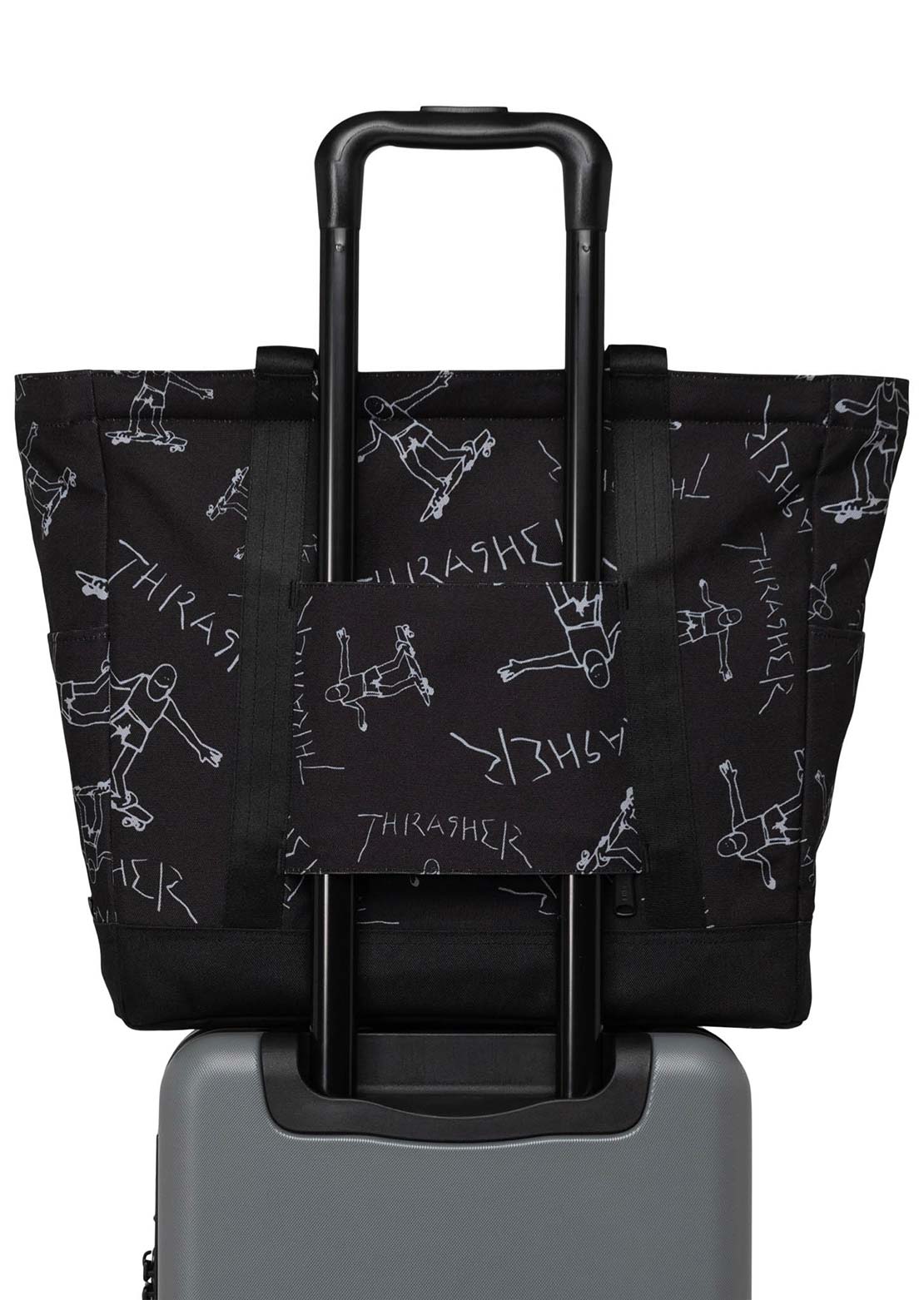 Herschel Unisex Thrasher Gonz Heritage Tote Bag Black