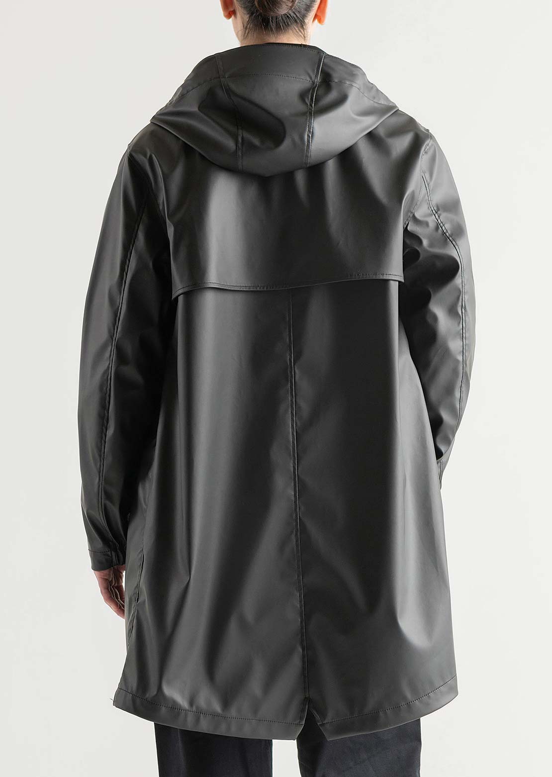 Herschel Women's Long Classic Rain Jacket Black