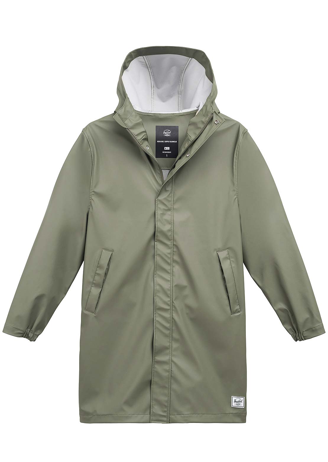 Herschel Women's Long Classic Rain Jacket Four Leaf Clover