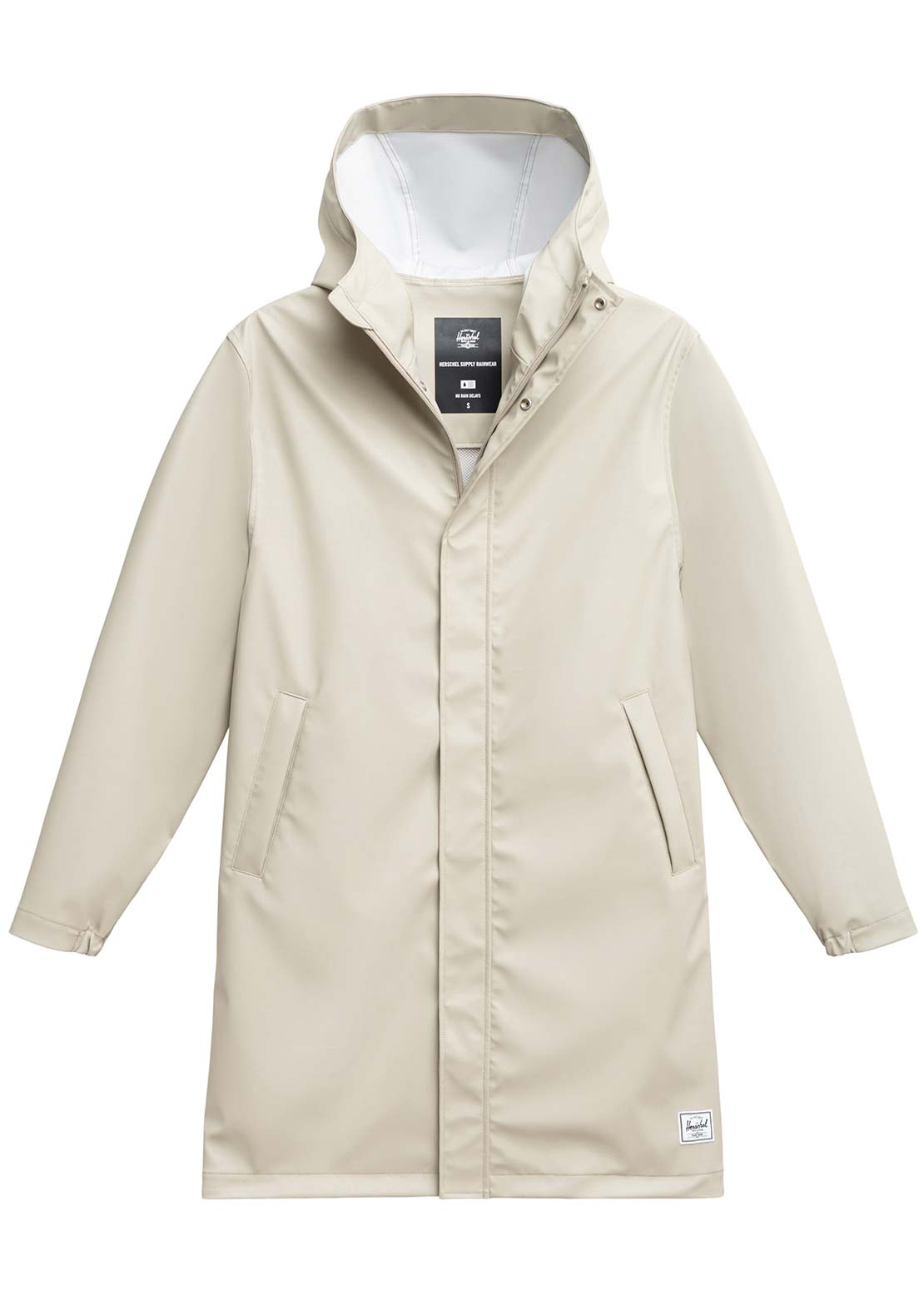 Herschel Women's Long Classic Rain Jacket Abbey Stone