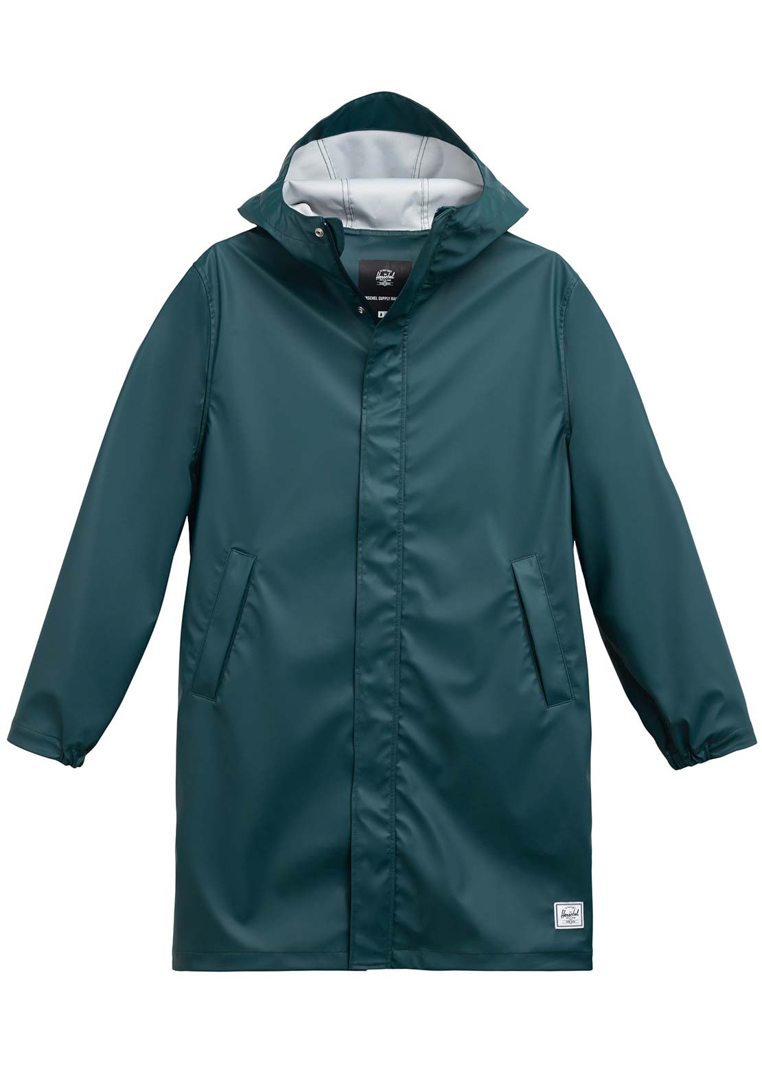 Herschel Women's Long Classic Rain Jacket Dark Sea