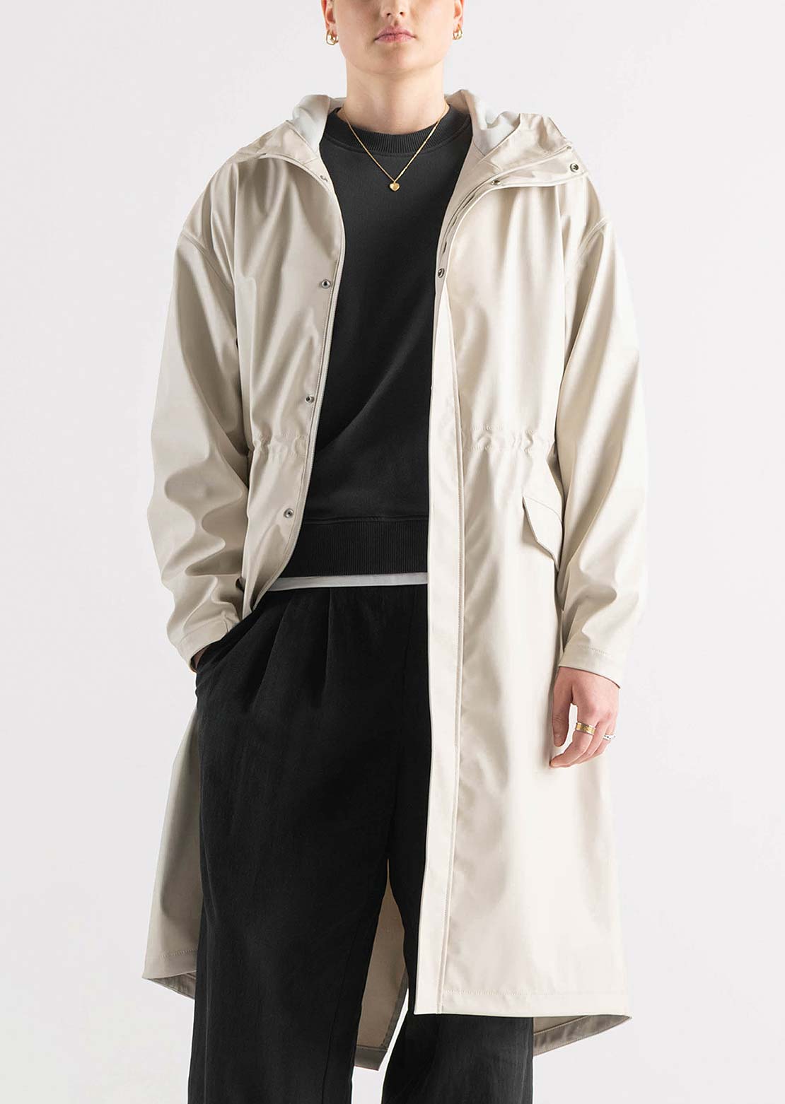 Herschel Women's Skeena Rain Jacket Moonbeam