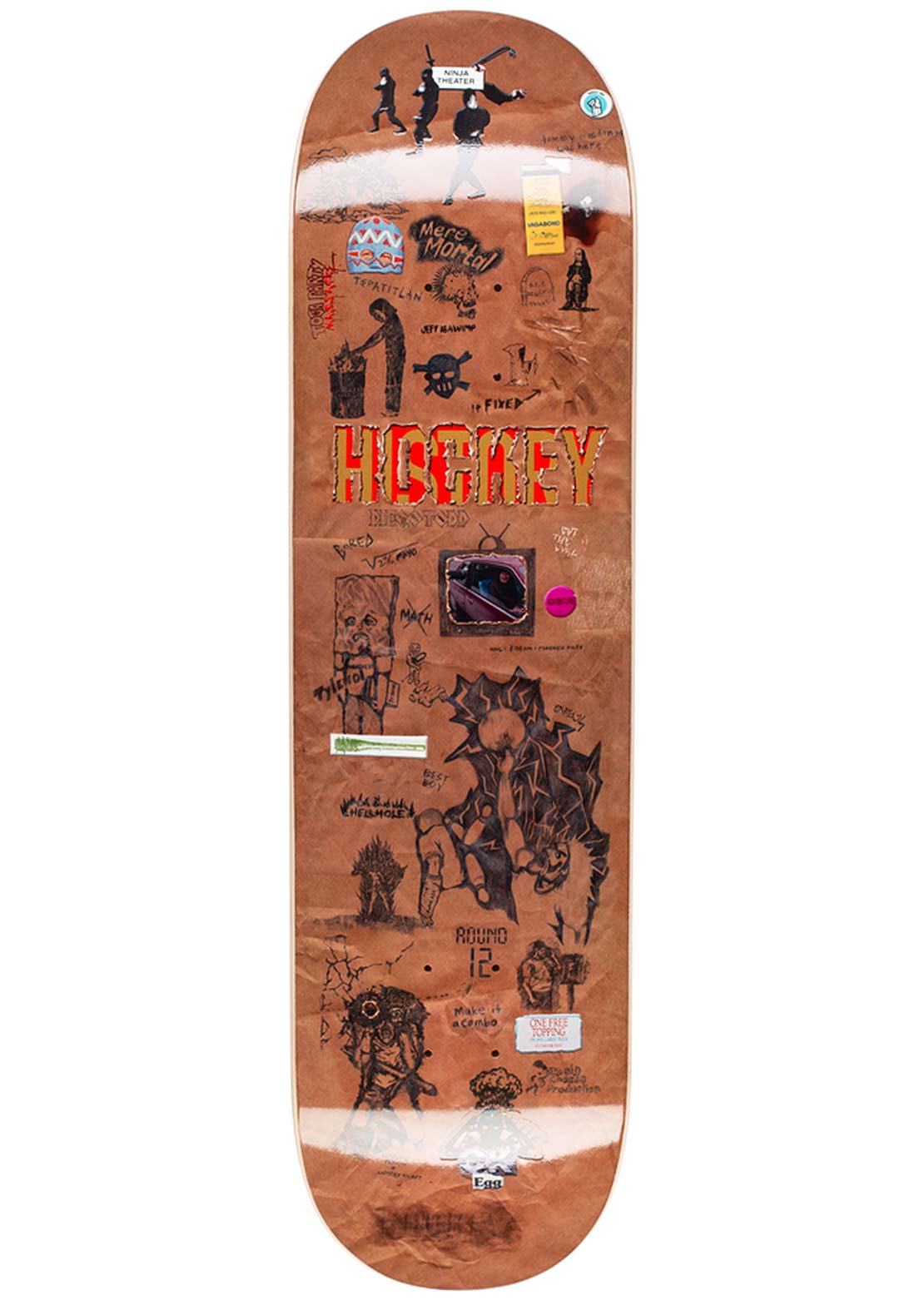 Hockey Unisex Diego Todd Paper Cover Skateboard Deck