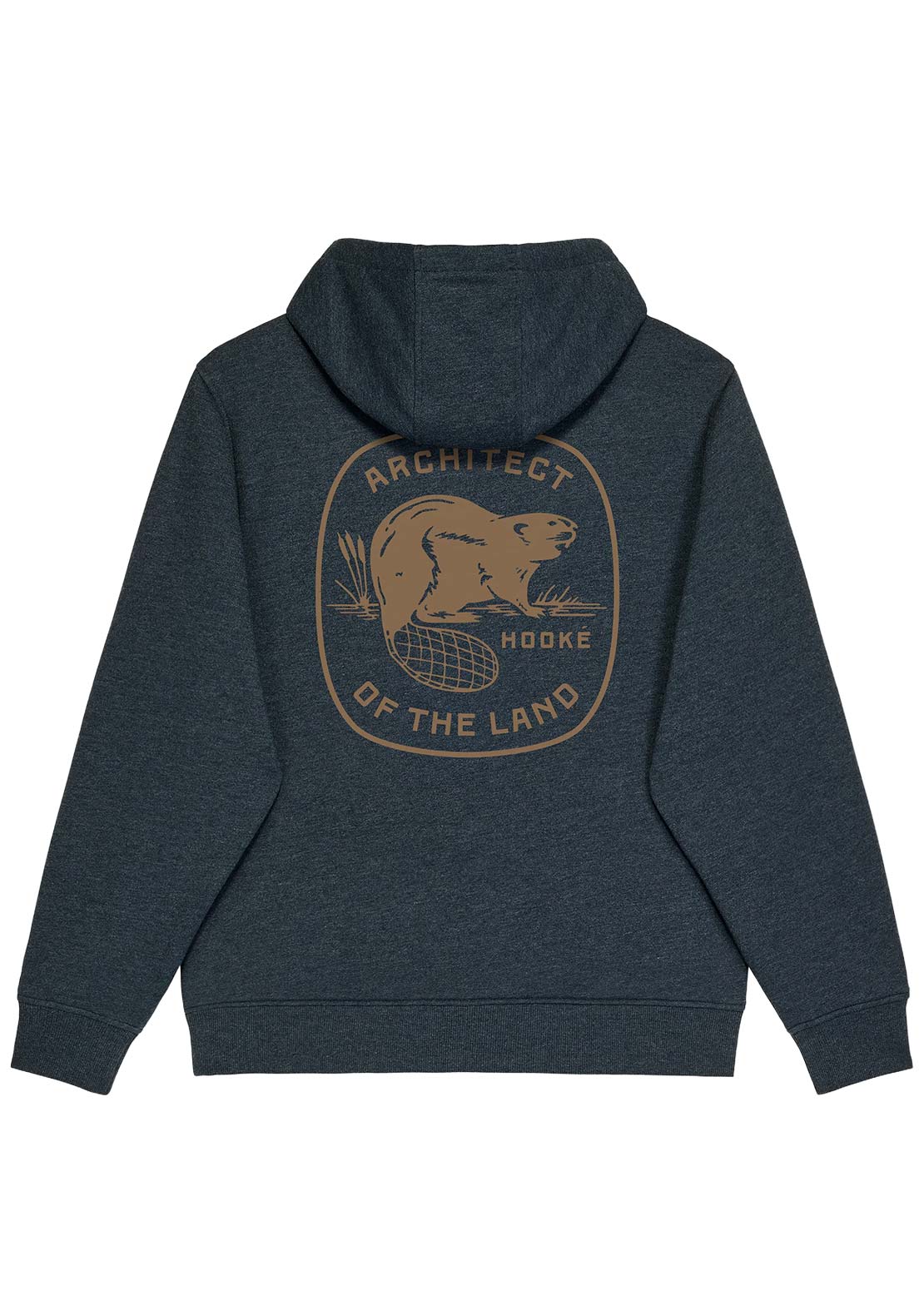 Hooké Men's Architect of The Land Hood Heather Navy