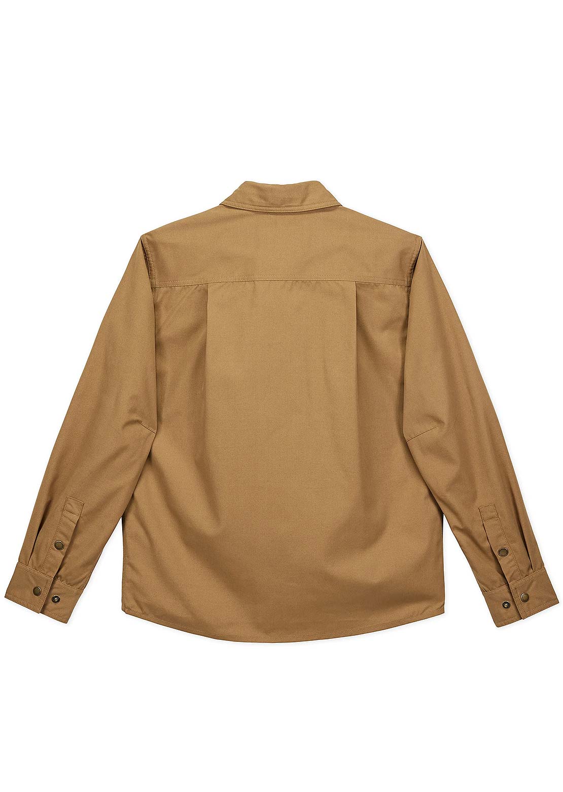 Hooké Men's Canvas Button Up Shirt Maple Brown