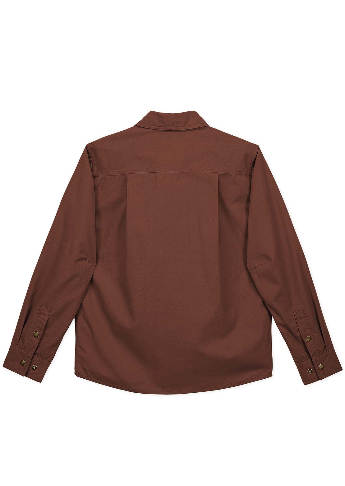 Hooké Men's Canvas Button Up Shirt Root Beer
