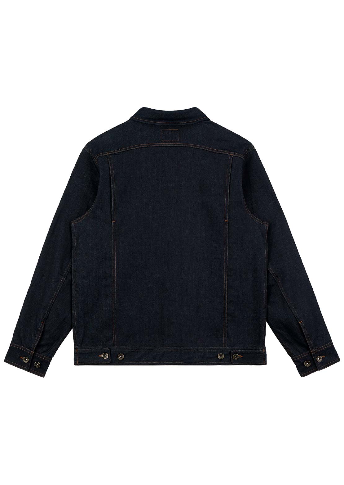 Hooké Men's Denim Trucker Work Jacket Blue Denim