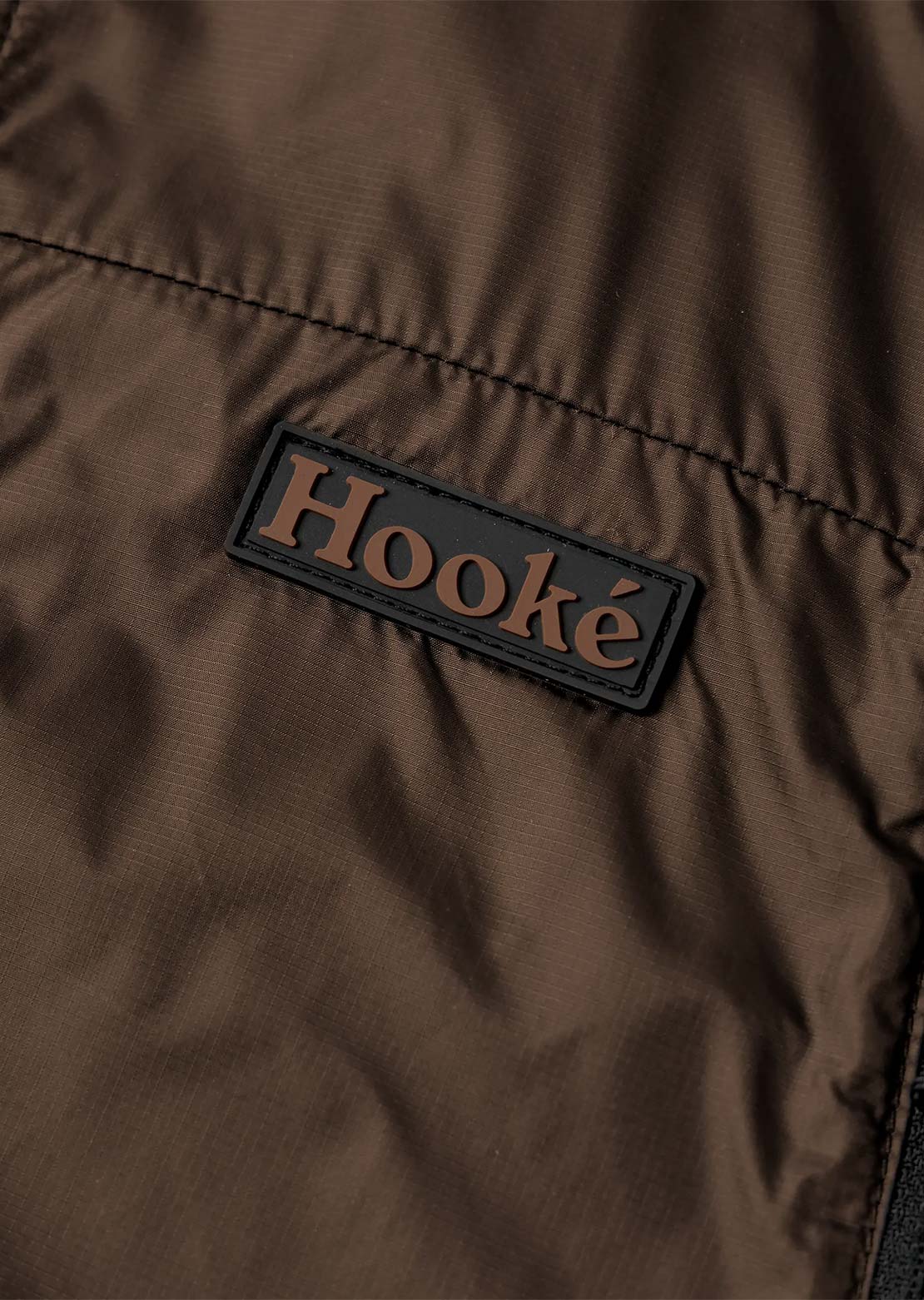 Hooké Men's Dome Windbreaker Jacket Dark Brown