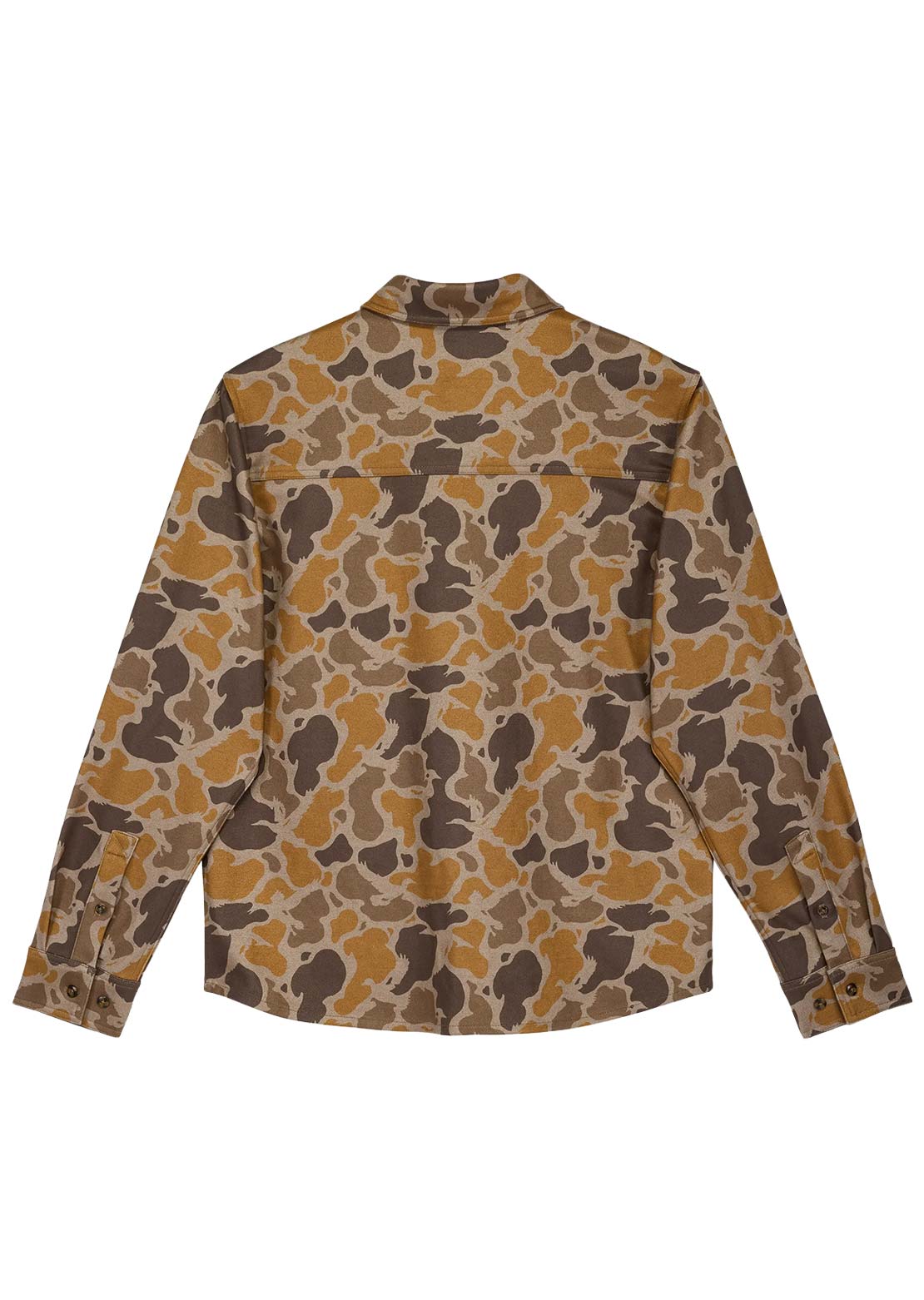 Hooké Men's Duck Camo Flannel Button Up Shirt Duck Camo