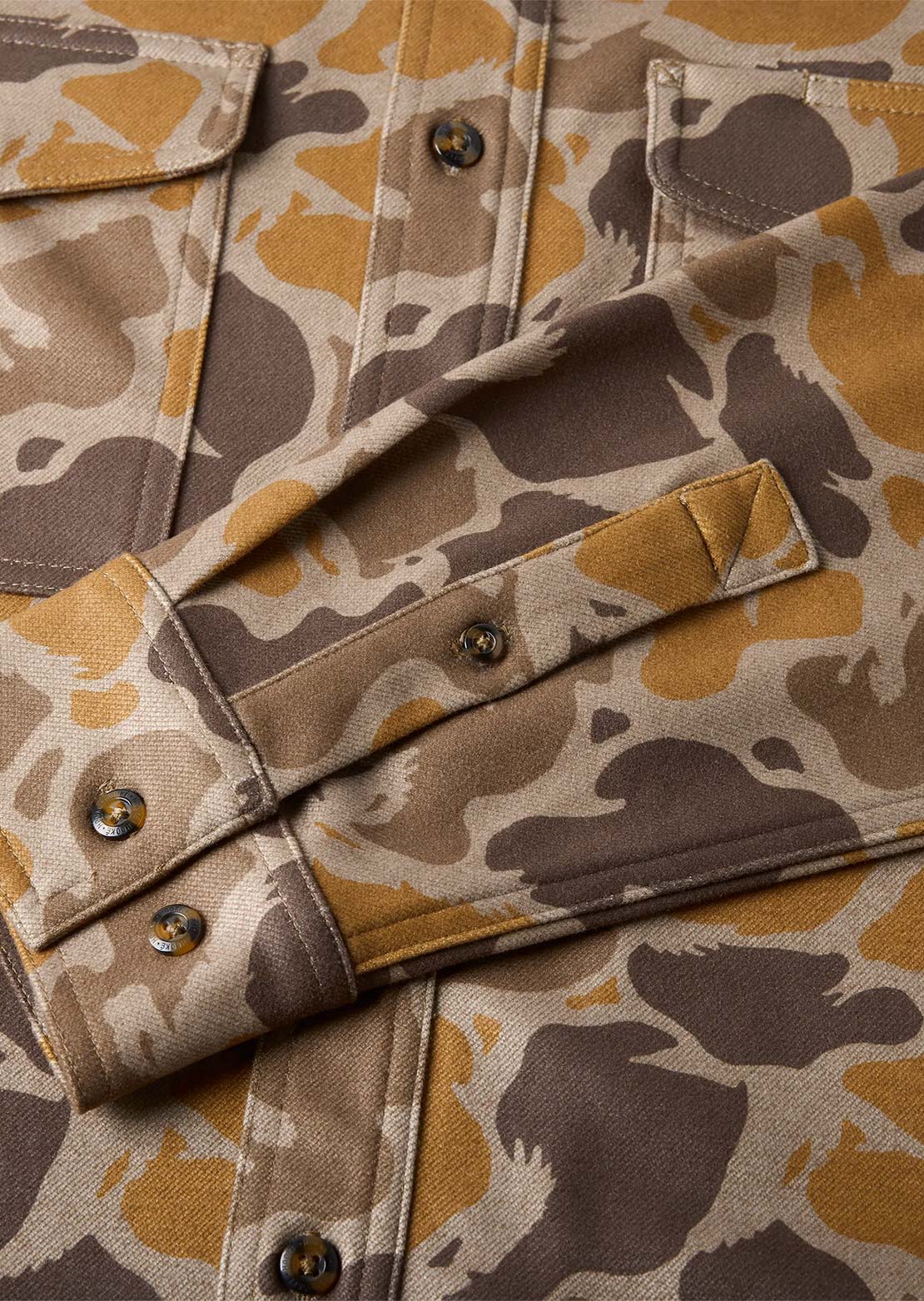Hooké Men's Duck Camo Flannel Button Up Shirt Duck Camo