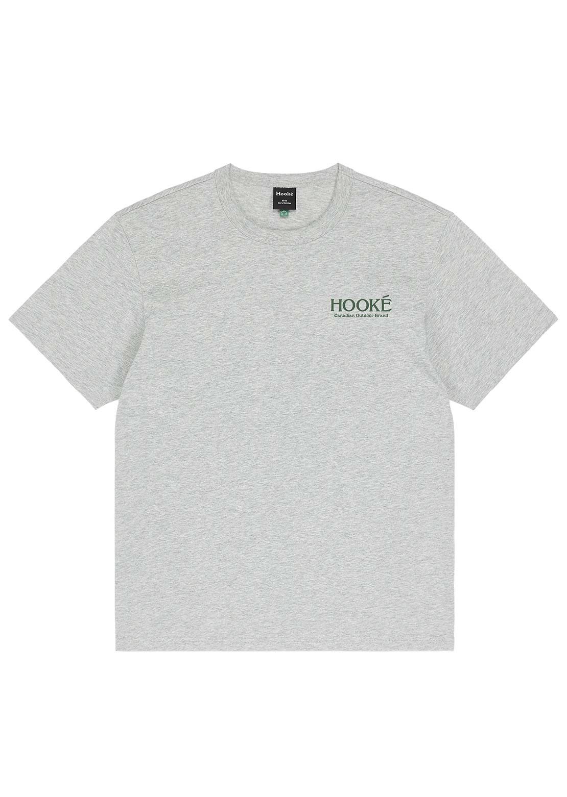 Hooké Men's Elk River Mountains T-Shirt Heather Grey