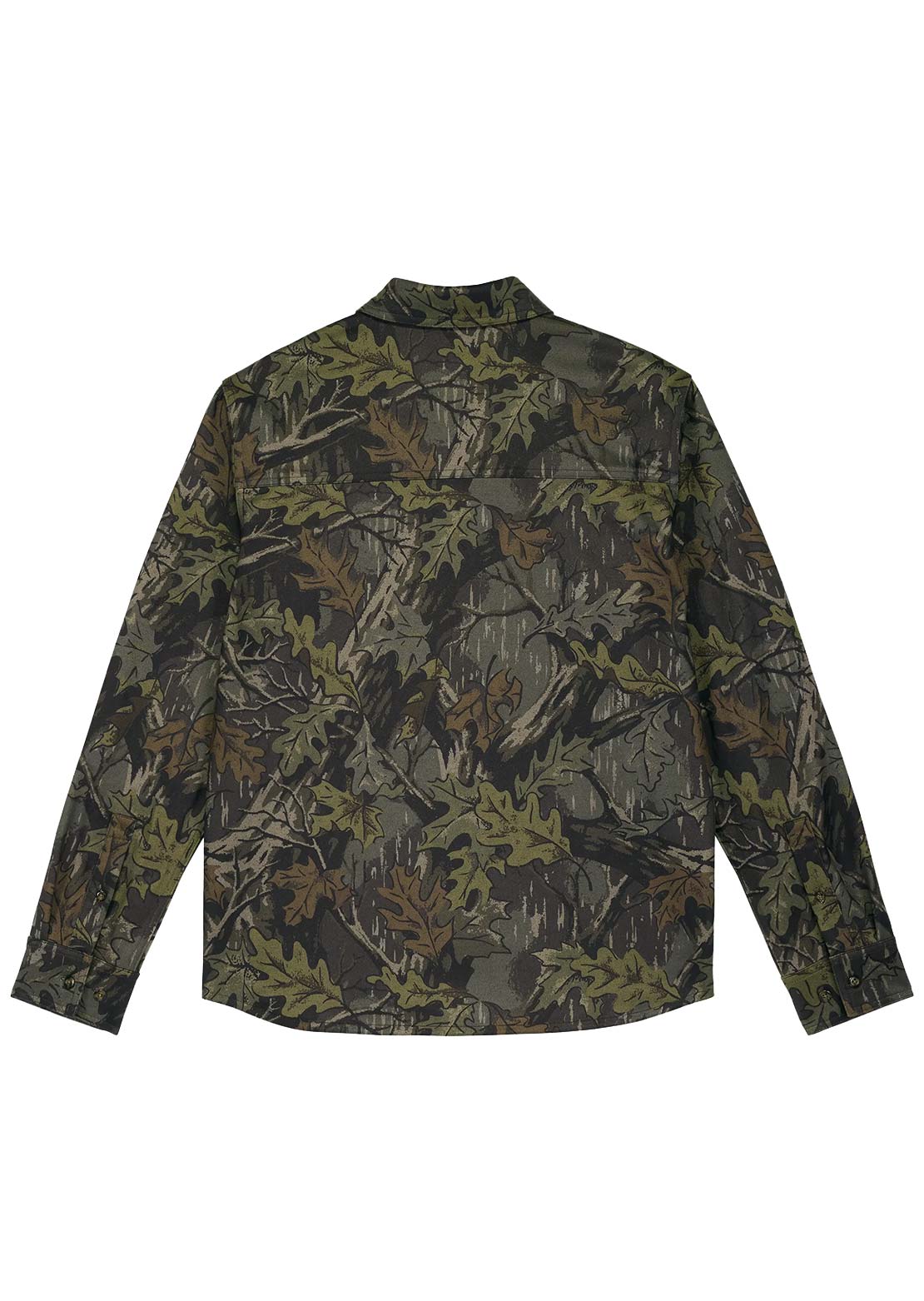 Hooké Men's Forest Camo Flannel Button Up Shirt Forest Camo