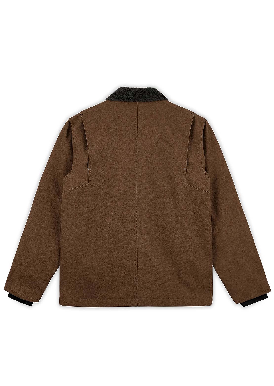 Hooké Men's Laurentides Pile Work Jacket Dark Brown
