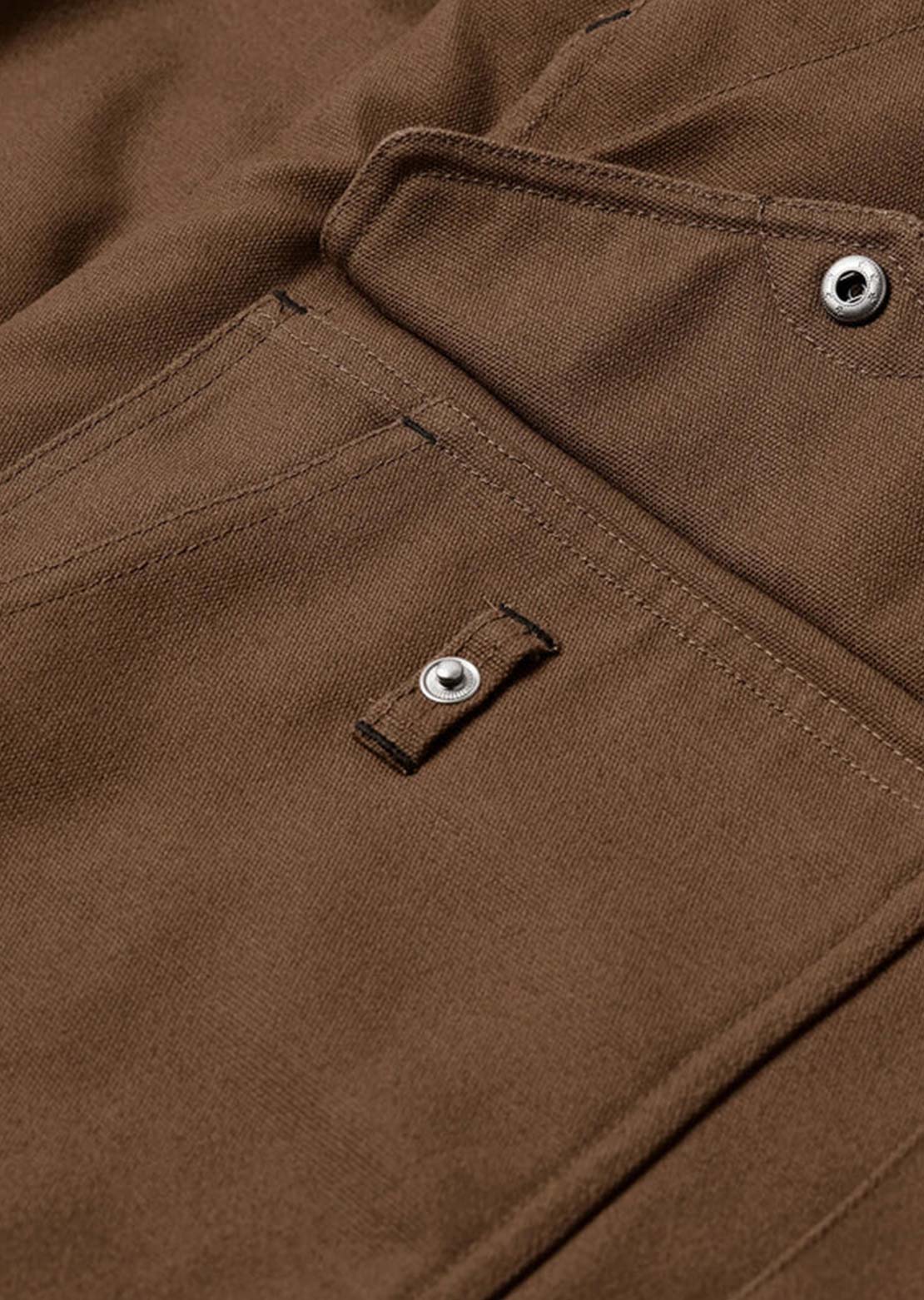 Hooké Men's Laurentides Pile Work Jacket Dark Brown