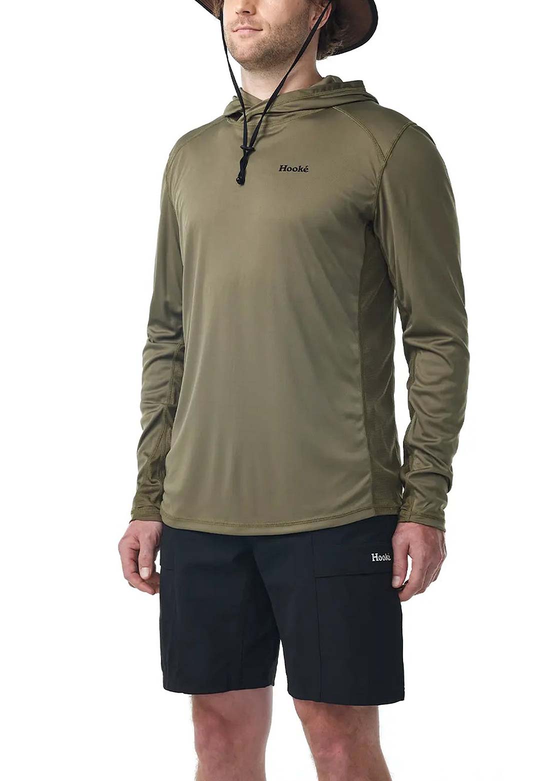 Hooké Men's Mirage Sun Button Up Shirt Safari