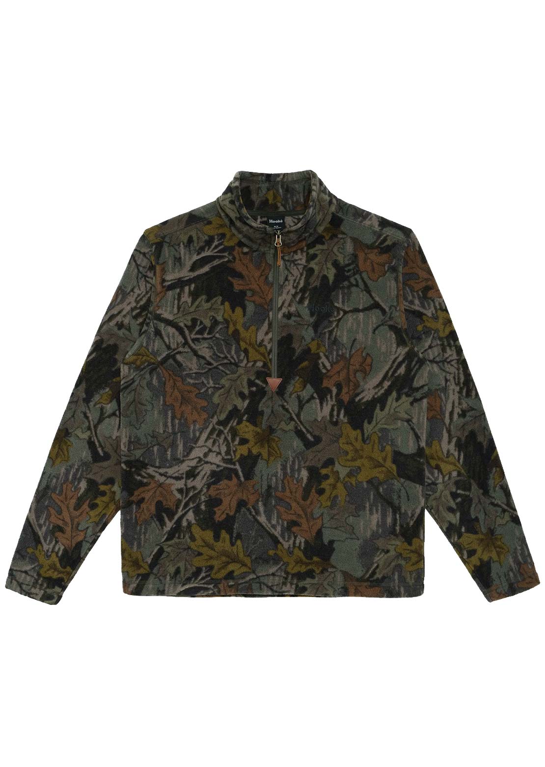Hooké Men's Pullover Polar Fleece Forest Camo