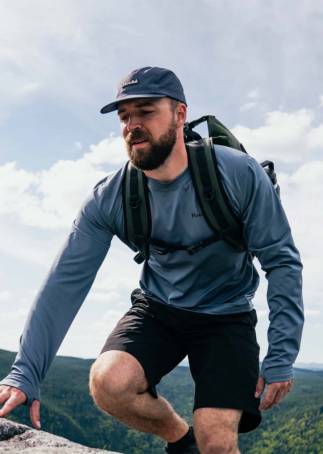 Hooké Men's Signature Camper Cap Dark Slate
