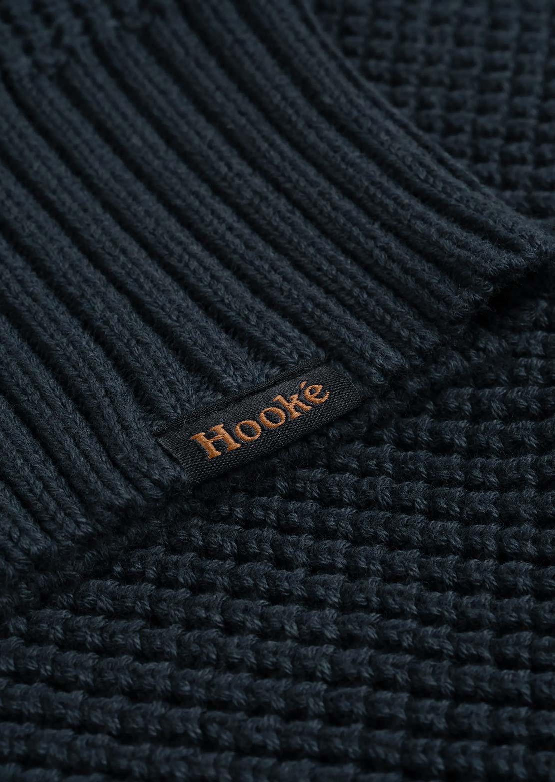 Hooké Men's Waffle Knit Sweater Navy