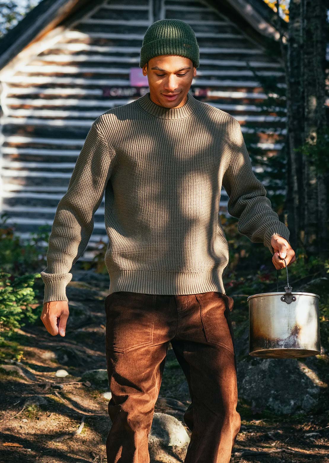 Hooké Hommes Waffle Knit Tricot