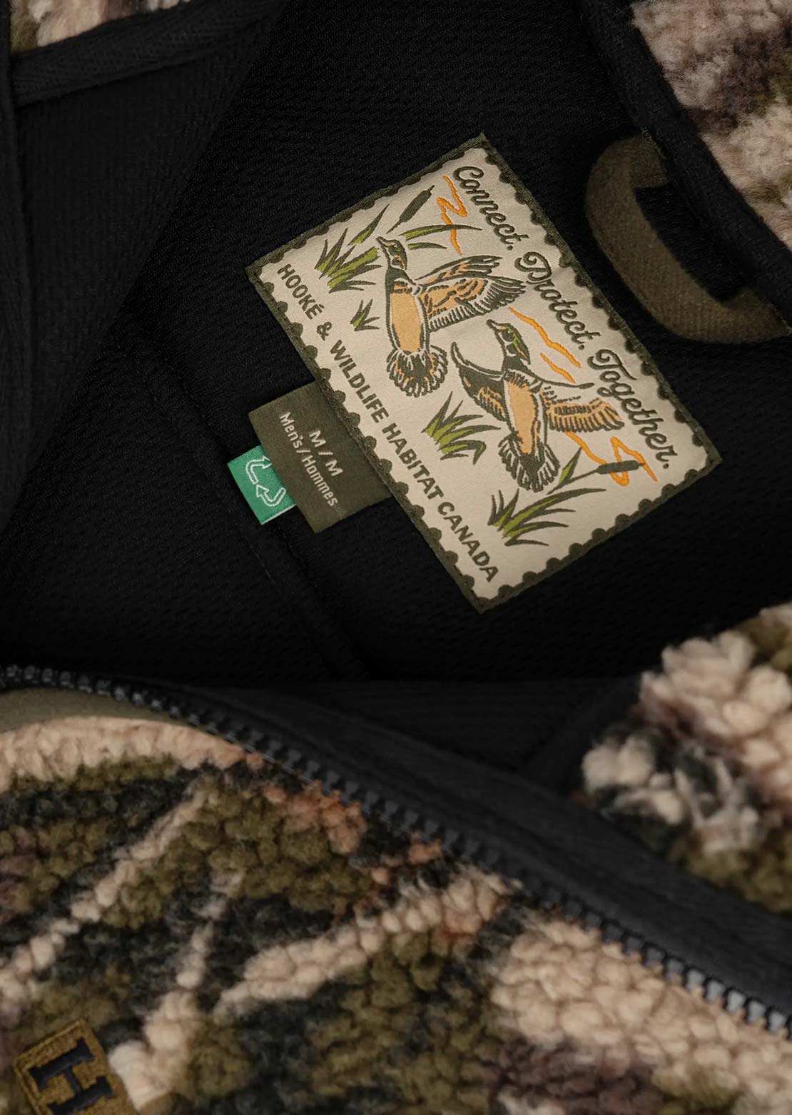 Hooké Men's WHC Marshland Pile Fleece Jacket Marshland Camo