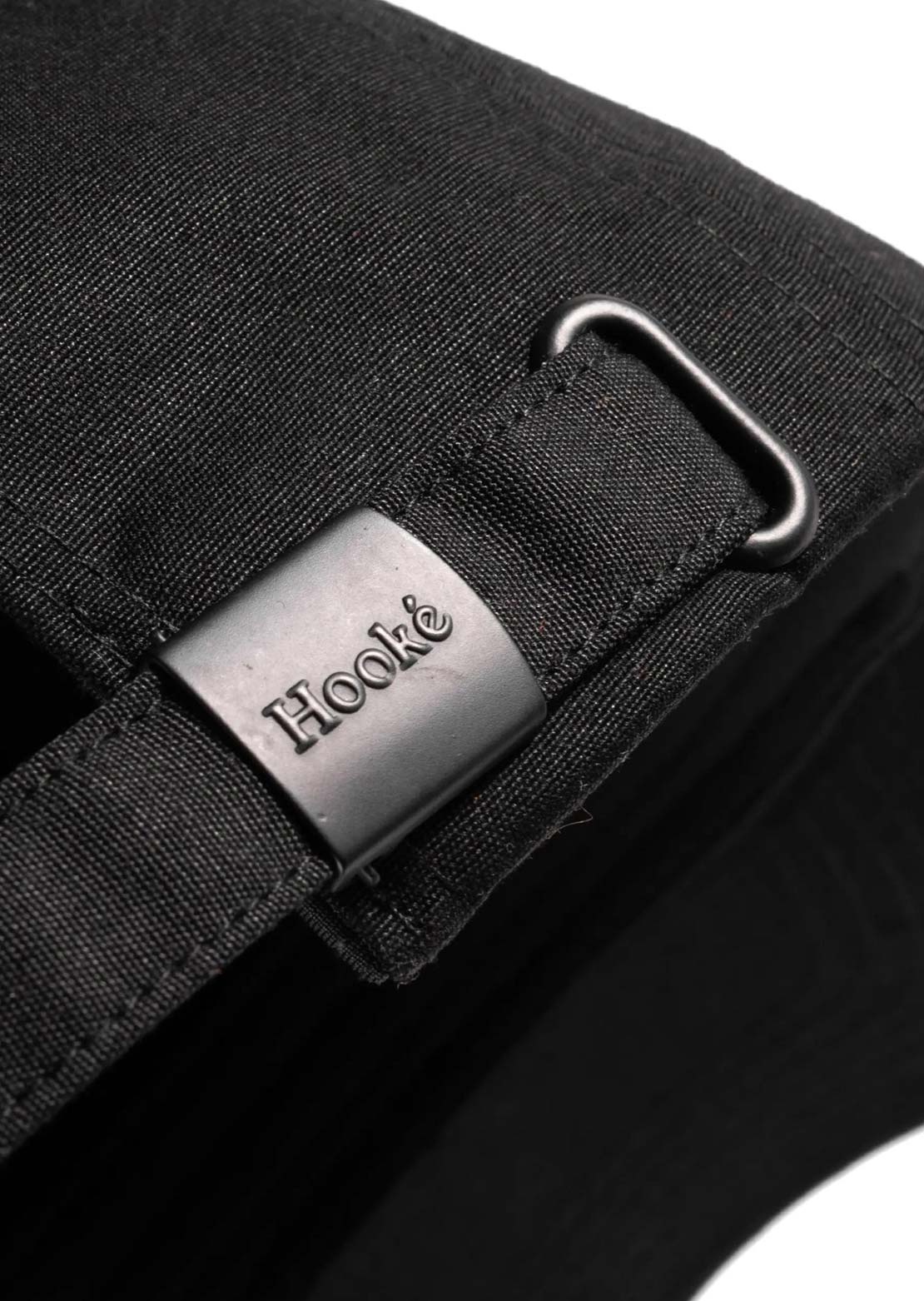 Hooké Unisex Dad Cap Black & Leather Brown